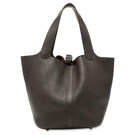 Bolsa Tote Hermès Picotin MM Marrom