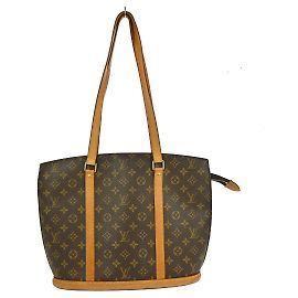 Bolsa Babylone em Canvas Monogram Louis Vuitton Marrom