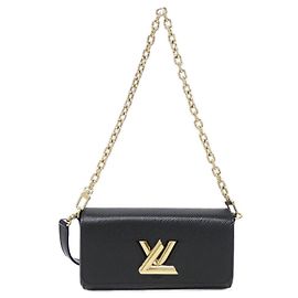 Sac à main Louis Vuitton Epi Pochette Twist à taille Noir