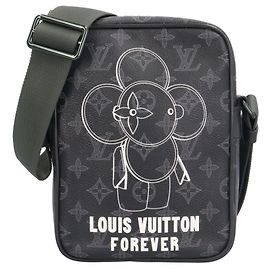 Louis Vuitton Danube PM Vivienne Monogram Eclipse Schultertasche Schwarz Monogramm