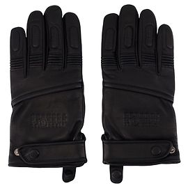 Maison Martin Margiela Handschuhe - MM6 Maison Margiela - Leder - Schwarz Schwarz