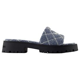 The Lug Sole Sandals - Marc Jacobs - Cotton - Blue Blue