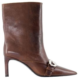 Botas de cinto - Coperni - Couro - Marrom Marrom