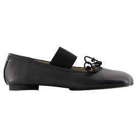 Maison Martin Margiela Ballerines - MM6 Maison Margiela - Cuir - Noir Noir
