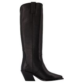 Tall Tania Boots - Anine Bing - Leather - Black Black