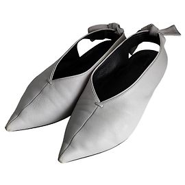 Céline Pompes en cuir Nappa Phoebe de Celine Marron Autre