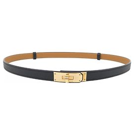Hermès Hermes Kelly 18mm Black Belt Black