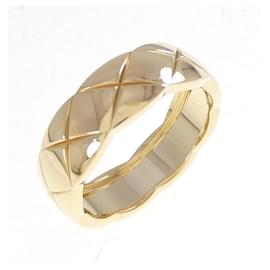 Chanel-Chanel Coco Crush Medium Ring in Yellow Gold-Golden