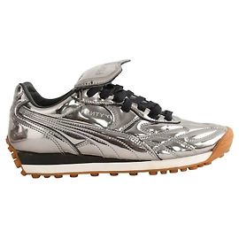 Fenty Silver patent leather sneakers Silvery