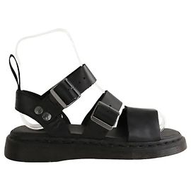 Dr. Martens Black leather sandals Black