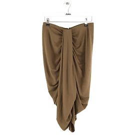 Isabel Marant Falda de algodón caqui Caqui