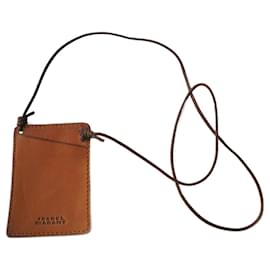 ISABEL MARANT Porta tarjetas de cuero natural Excelente Estado Camello