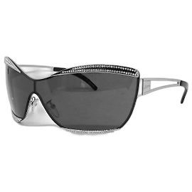 Jean Paul Gaultier Sunglasses SJP 036S Black Silver Black Silvery