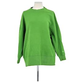 Essentiel Antwerp Grüner Baumwollpullover Grün