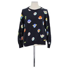 Stella Mc Cartney Jersey de algodón negro Negro