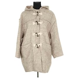 Carven Abrigo de Algodón Ecru Crudo