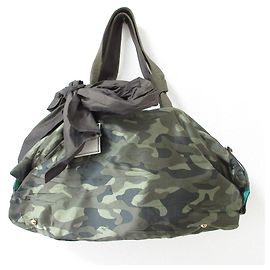 Autre Marque Muguet Boston Bag Green Khaki