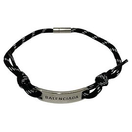 Collar Choker Plate de Balenciaga Negro
