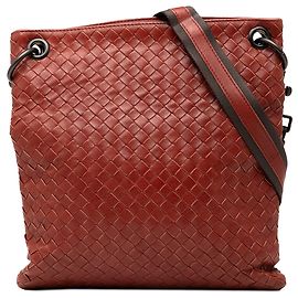 Bottega Veneta Bolsa de couro marrom Intrecciato transversal Marrom Outro