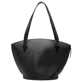 Louis Vuitton Saint Jacques GM em Epi Preto com Alça Longa Preto