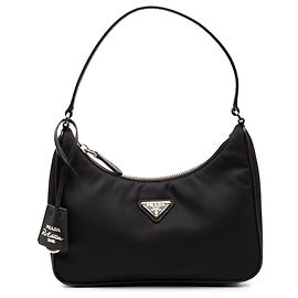 Prada Black Re Nylon Re Edition 2005 Shoulder Bag Black
