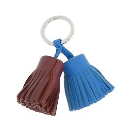 Hermès Porte-clés Hermes Carmen Unodos Rouge Bleu