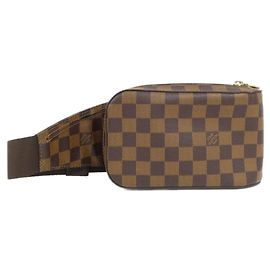 Bolsa de Ombro Damier Geronimos Louis Vuitton Marrom