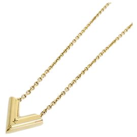 Collana Essenziale V Louis Vuitton M61083 D'oro