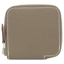 Monedero Della Cavalleria Hermès Gris pardo