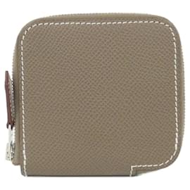 Porte-monnaie Della Cavalleria Hermès Taupe