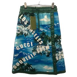 Falda Gucci de algodón verde XS Verde