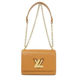Bolsa de Ombro Epi Twist MM da Louis Vuitton Caramelo