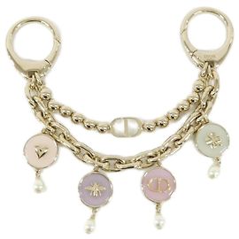 Porte-clés Christian Dior D-LUCK V1418WOMMP Doré