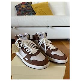 Axel Arigato-Axel Arigato High Court Sneakers, Beige & White, 41 EU - New-White,Beige
