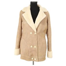 Paul & Joe Brown leather shearling Brown