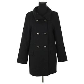 Gerard Darel Schwarze Wolljacke Schwarz