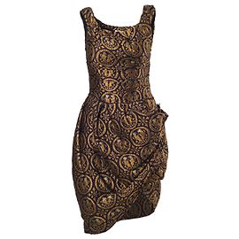 Robe A-Line en Jacquard Miu Miu Vert