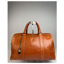Vintage Courreges Lederhandtasche orange Orange