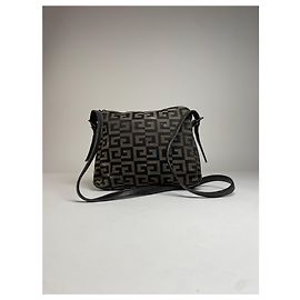 Borsa a spalla vintage Givenchy monogramma marrone Marrone