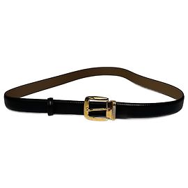 Vintage Givenchy Leather Belt Black Black
