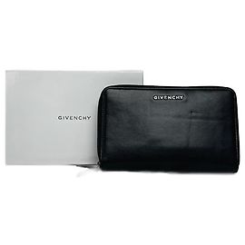 Vintage Givenchy Leather Clutch Black Black