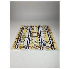 Céline Sciarpa Vintage Celine Barocca Giallo