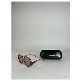 Vintage Dior Retro Sunglasses Orange Yellow Yellow