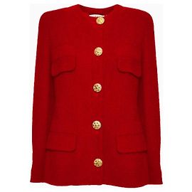 Chanel Jacket, Tweed Red FW1992 model. Red