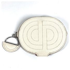 Hermès Hermes Business Card Case in White Leather White