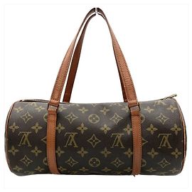 Sac à main Louis Vuitton Papillon 26 Marron