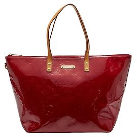 Sac à main tote Bellevue GM en Monogram Vernis Louis Vuitton Rouge
