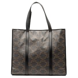 Céline Sac Tote Triomphe Celine Marron Noir