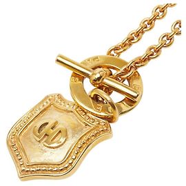 Céline Collier Logo Plaqué Or Celine Doré