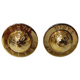Orecchini Céline Sphere dorati D'oro